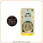 تغذیه و باتری ریموت 4 دکمه 433 کد لرن طرح نایس