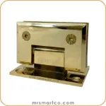 Glass hinge to the wall