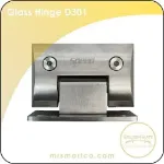 Glass hinge to the wall	