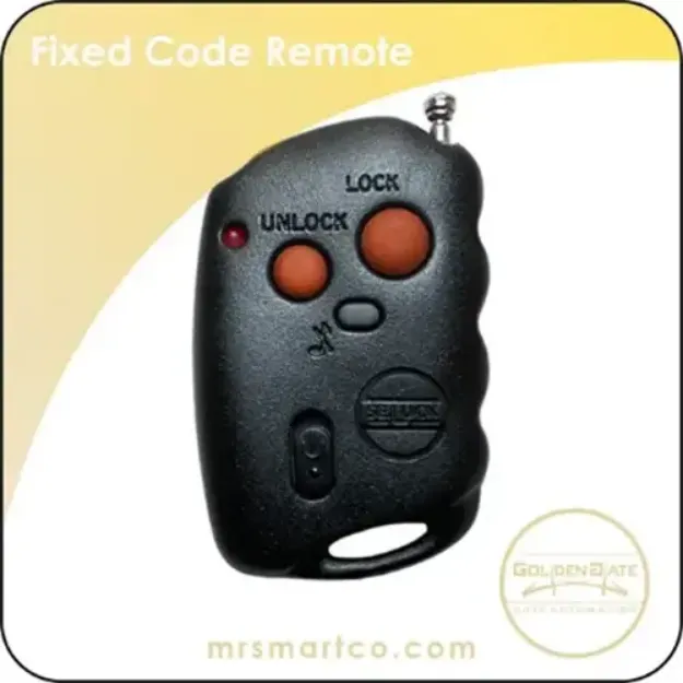 fixed code remote	